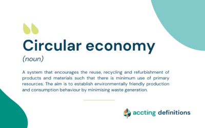 What does circular economy mean?