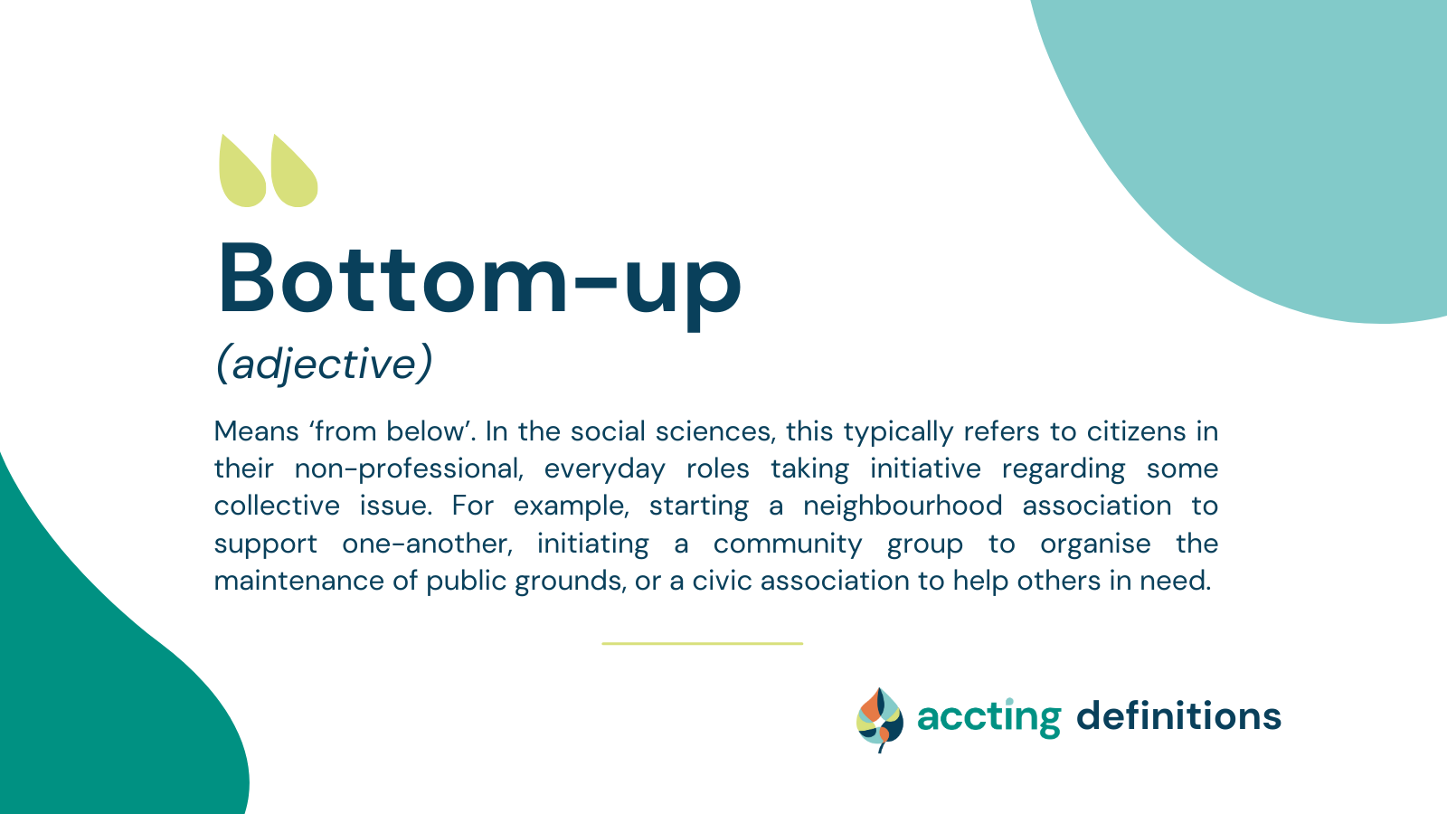 what-does-bottom-up-mean-accting