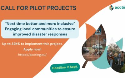 Apply to implement a project on engaging local communities to ensure improved disaster responses!