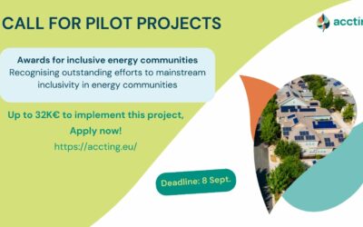 Apply to implement a project on recognising outstanding efforts to mainstream inclusivity in energy communities!