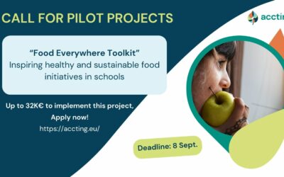 Apply to implement a project on inspiring healthy and sustainable food initiatives in schools