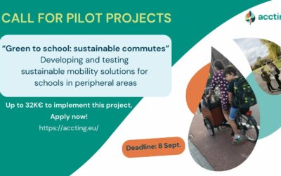 Apply to implement a project on developing and testing sustainable mobility solutions for schools in peripheral areas!