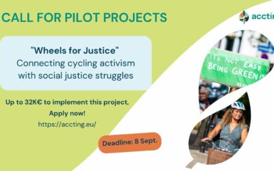 Apply to implement a project on connecting cycling activism with social justice struggles!