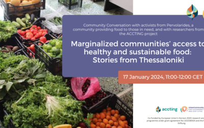 Marginalised communities’ access to healthy and sustainable food: Stories from Thessaloniki
