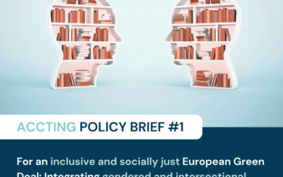 ACCTING Policy Brief #1: For an inclusive and socially just European Green Deal