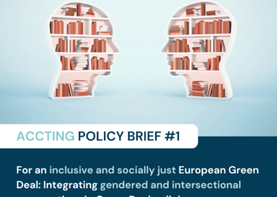 ACCTING Policy Brief #1: For an inclusive and socially just European Green Deal