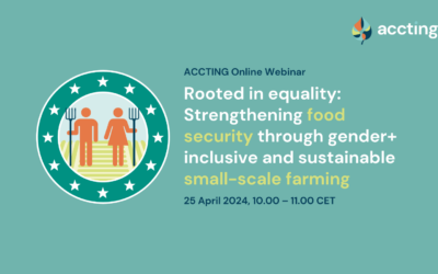 Webinar: Strengthening food security through gender+ inclusive and sustainable small-scale farming
