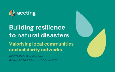 COMING SOON: ACCTING webinar on building resilience to natural disasters