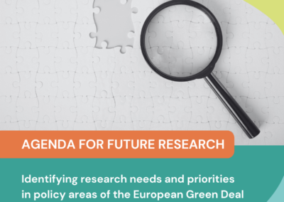 New agendas for future research