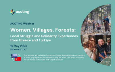 Women, Villages, Forests: Local Struggle and Solidarity Experiences from Greece and Türkiye [webinar held in Greek & Turkish]